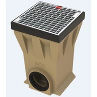 ACO Drain Pointlock pontszerű összefolyó öntöttvas kerettel és horganyzott acél ráccsal