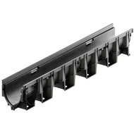 ACO Xtradrain X100C 0.0 műanyag folyóka H=15 cm, 1 fm