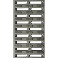 Aco SELF fekete műanyag bordásrács Microgrip felülettel 1 m