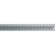 Aco EXCLUSIVE Plusz 700mm-es zászló mintás zuhanyfolyóka rács